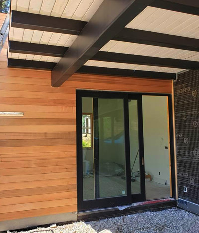 The Vale, cedar panel siding on your home